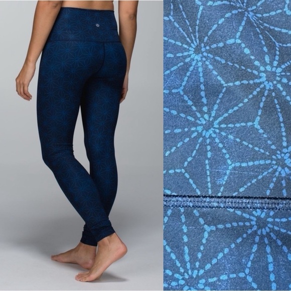 Lululemon Wunder Under Exploded Sashico Star Inkwell Leggings - Picture 1 of 5